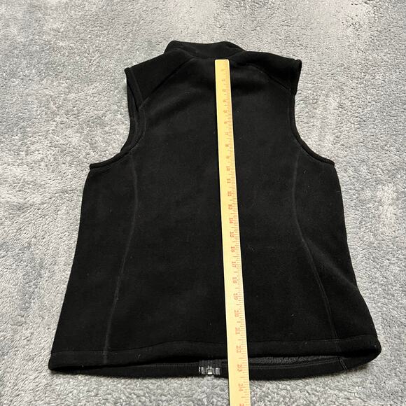 Patagonia Synchilla Vest Womens Medium Fleece Zip Outdoors Hiking Black - Picture 5 of 7